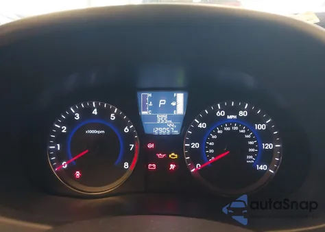 2015 Hyundai Accent Gls z USA, uszkodzony, nr VIN KMHCT4AE9FU857856